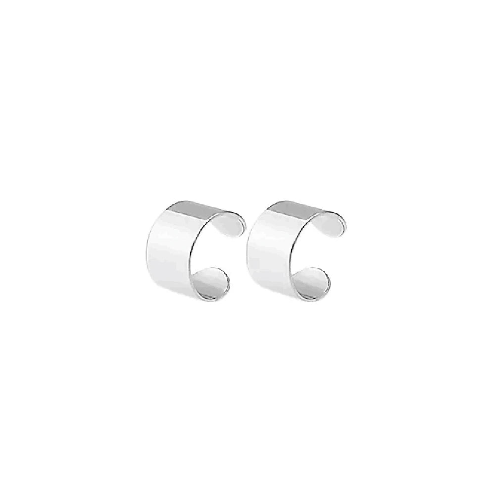 1-10 pairs of men's fashionable ear hole free magnet zircon stainless steel false earring set