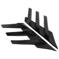 1 Pair Car Rear Window Side Spoiler Universal Rear Window Side Decoration Splitter Improves Driving Stability Aerodynamic