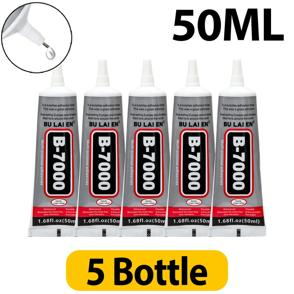 1/5Pcs B7000 T-7000 Super Glue Mobile Phone Screen Repair Adhesive Diamond Jewelry DIY Tools Kit - Glass Glue Repair Point