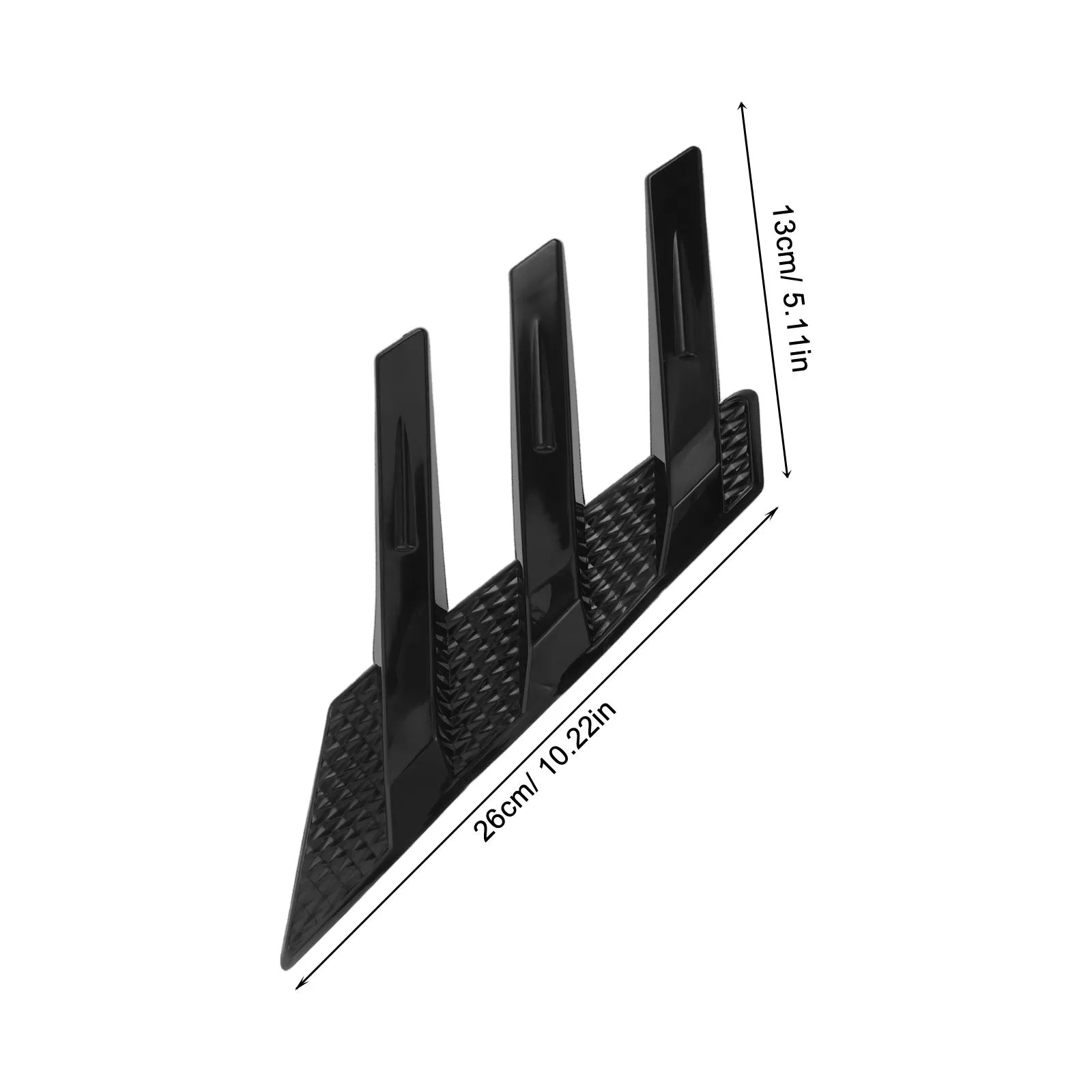 1 Pair Car Rear Window Side Spoiler Universal Rear Window Side Decoration Splitter Improves Driving Stability Aerodynamic