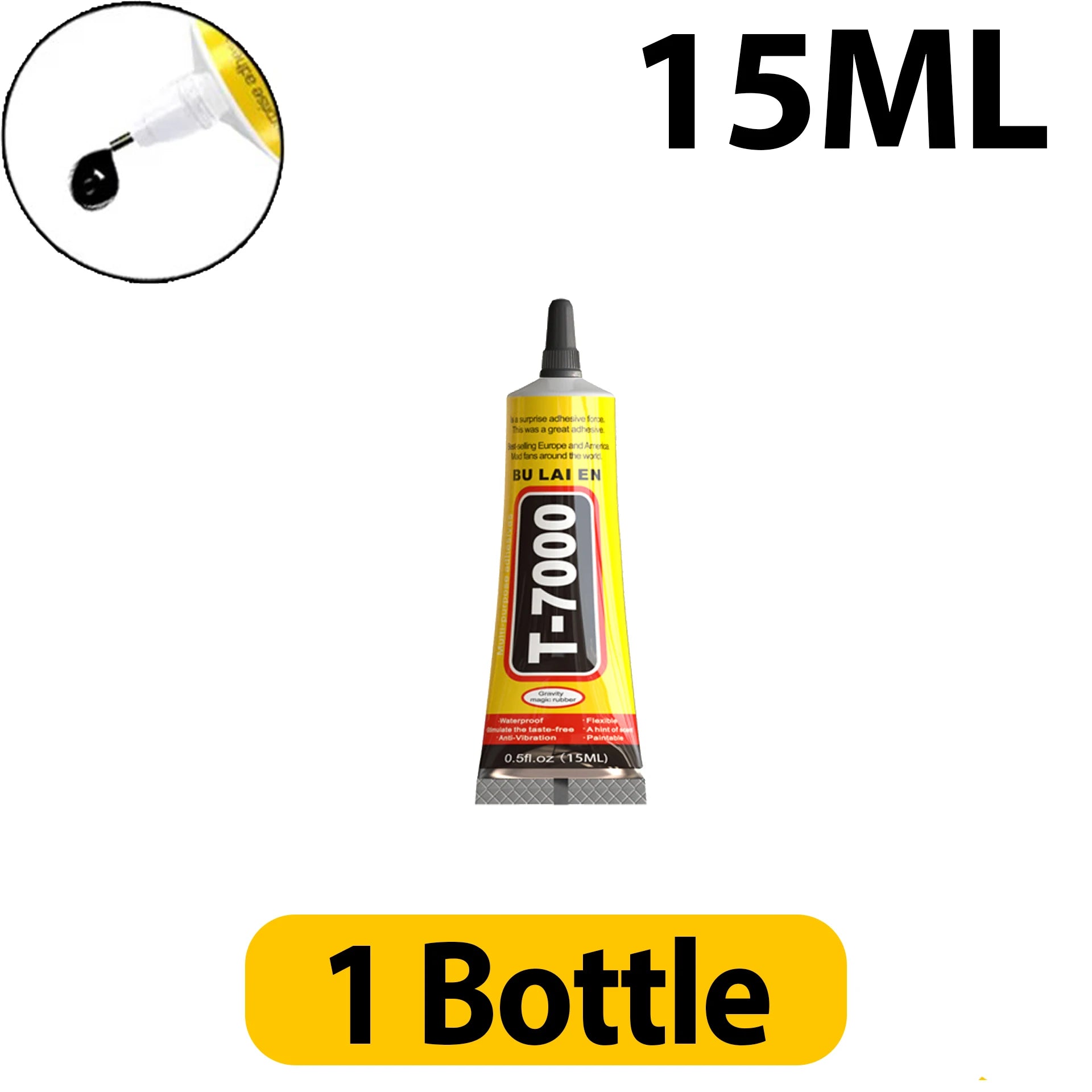 1/5Pcs B7000 T-7000 Super Glue Mobile Phone Screen Repair Adhesive Diamond Jewelry DIY Tools Kit - Glass Glue Repair Point