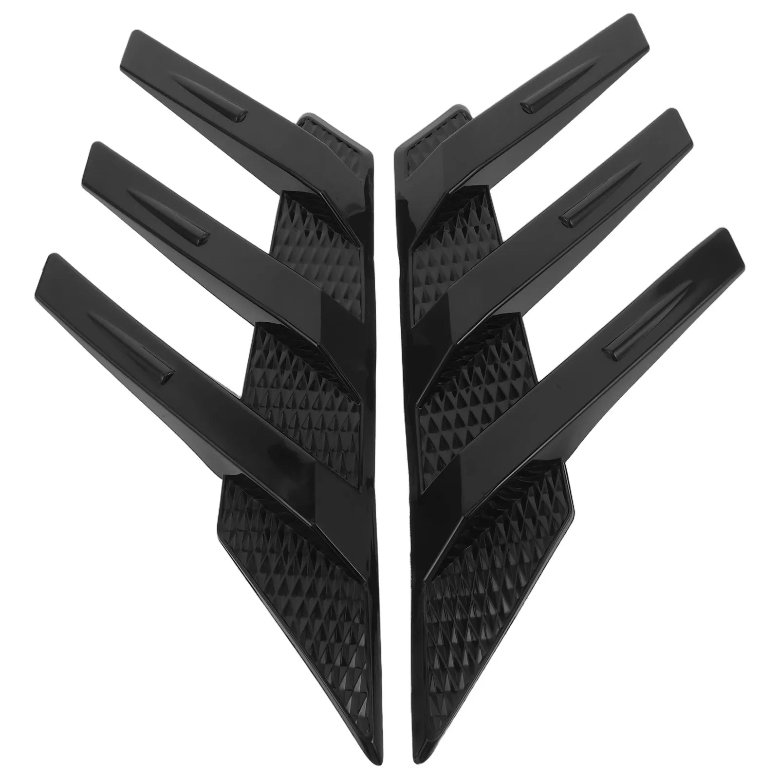 1 Pair Car Rear Window Side Spoiler Universal Rear Window Side Decoration Splitter Improves Driving Stability Aerodynamic