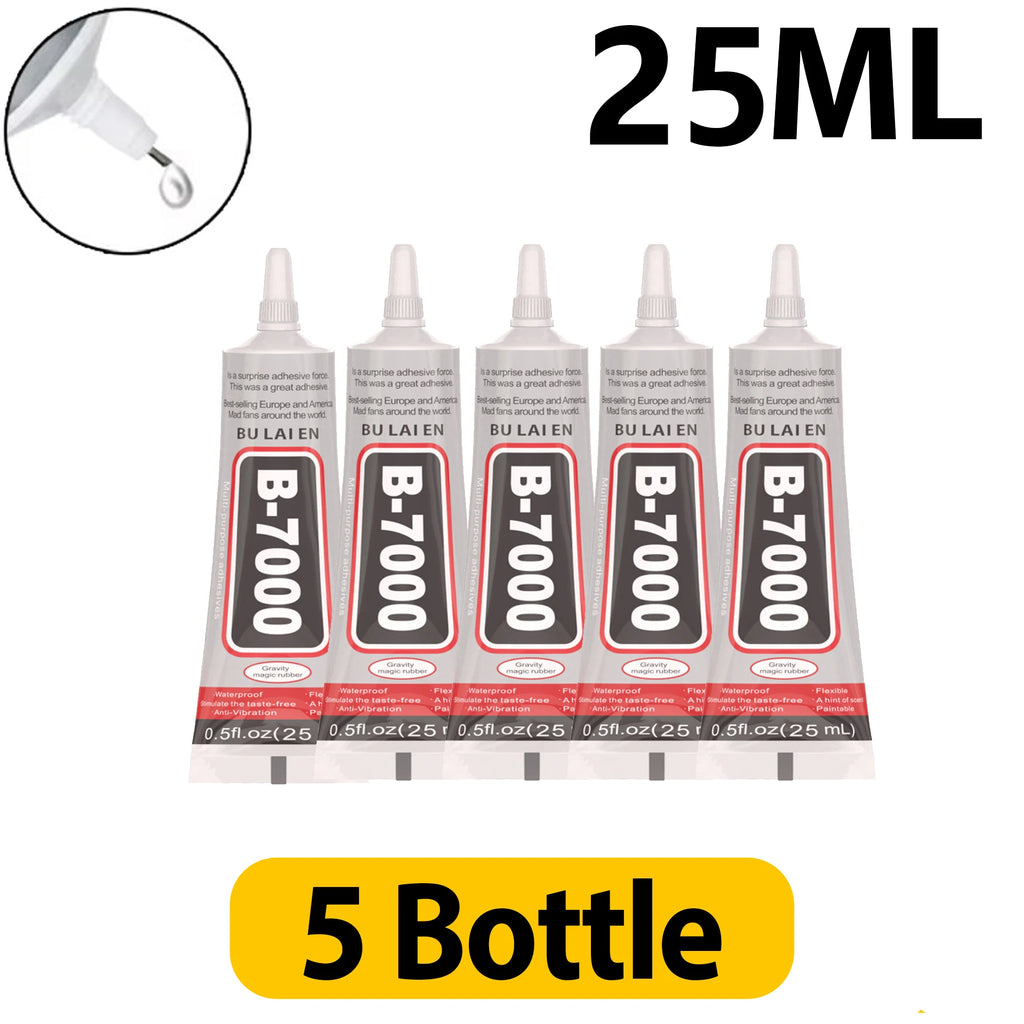 1/5Pcs B7000 T-7000 Super Glue Mobile Phone Screen Repair Adhesive Diamond Jewelry DIY Tools Kit - Glass Glue Repair Point