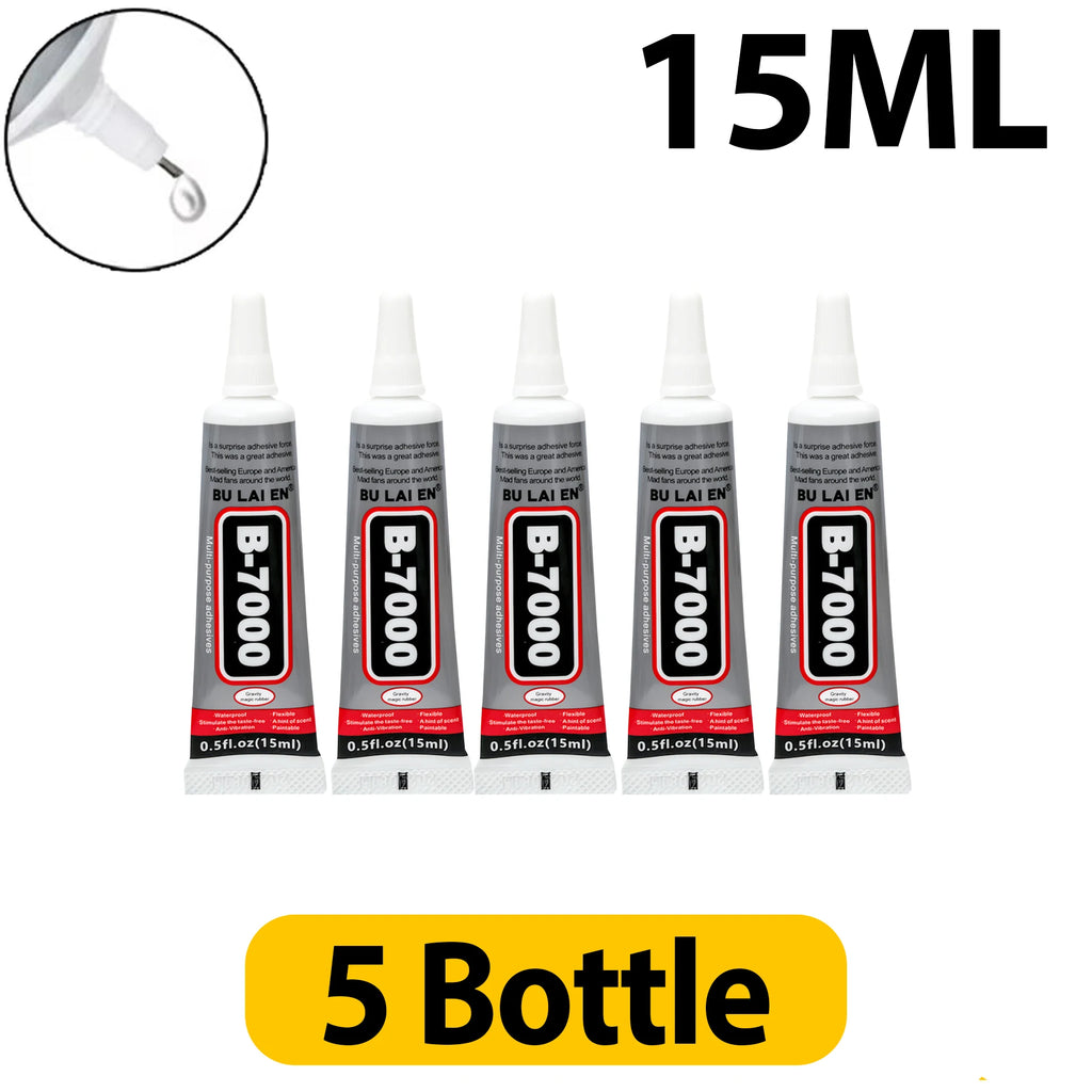 1/5Pcs B7000 T-7000 Super Glue Mobile Phone Screen Repair Adhesive Diamond Jewelry DIY Tools Kit - Glass Glue Repair Point