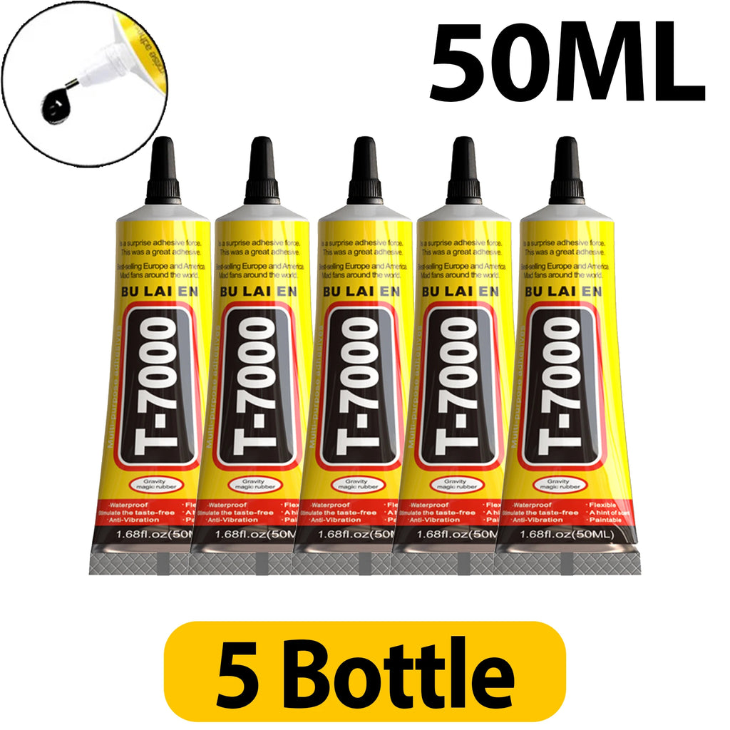1/5Pcs B7000 T-7000 Super Glue Mobile Phone Screen Repair Adhesive Diamond Jewelry DIY Tools Kit - Glass Glue Repair Point