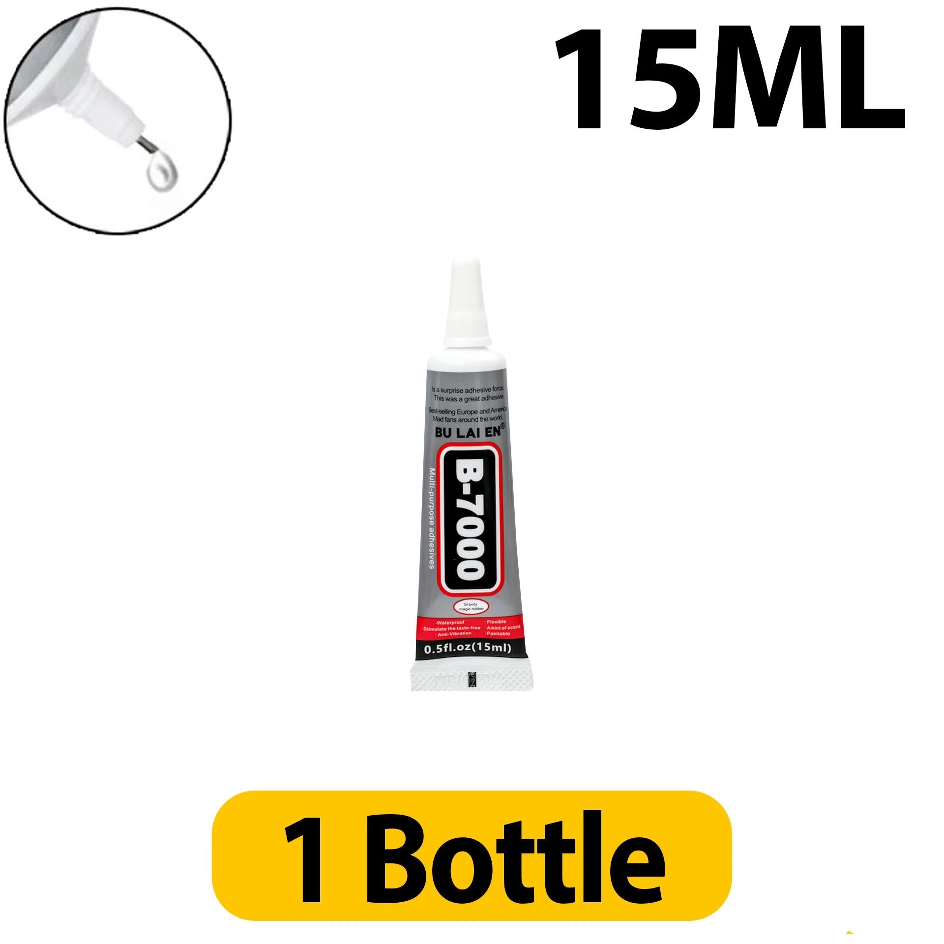 1/5Pcs B7000 T-7000 Super Glue Mobile Phone Screen Repair Adhesive Diamond Jewelry DIY Tools Kit - Glass Glue Repair Point